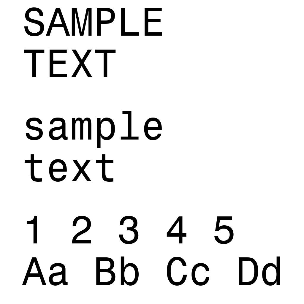 Monospace 821 BT