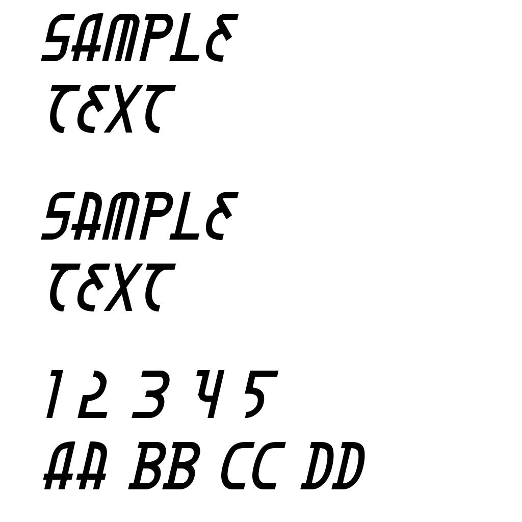 Moon Dart Bold Italic