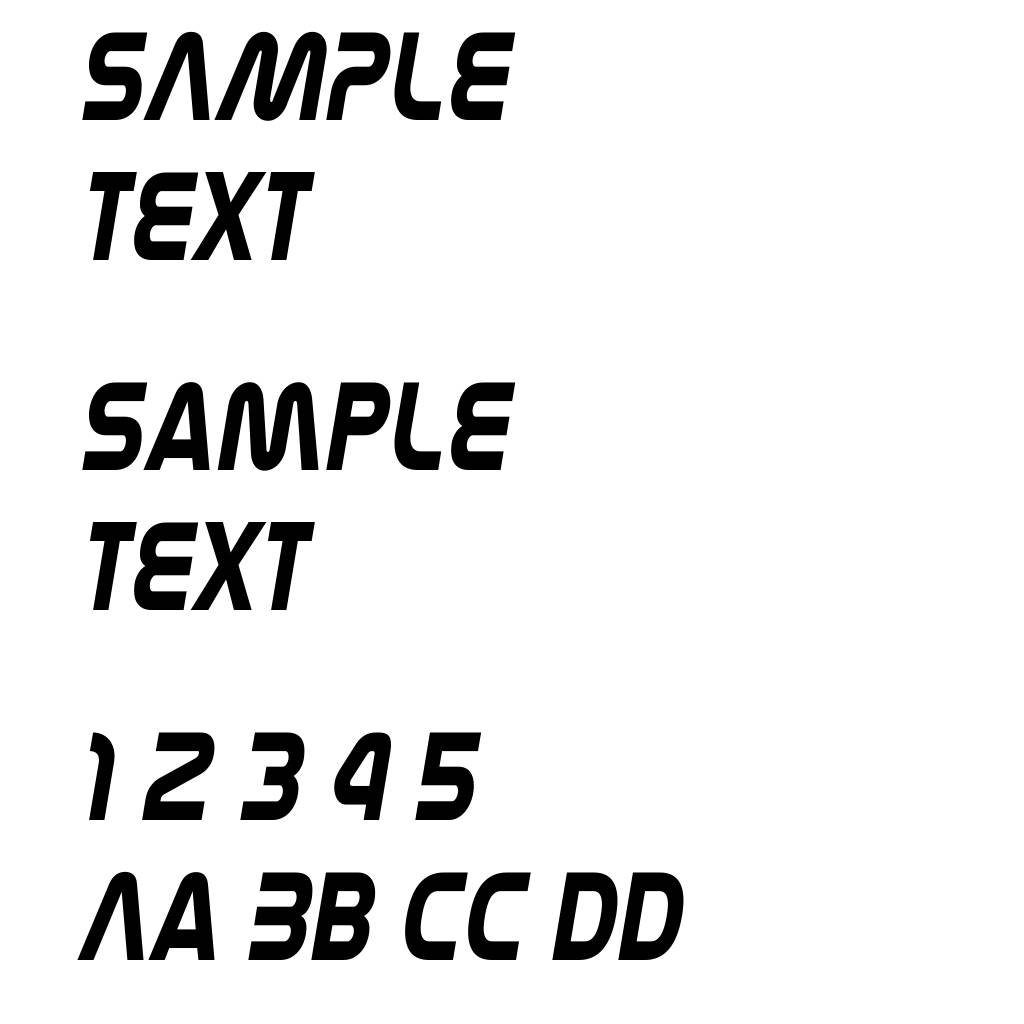 Nasalization Condensed Bold Italic