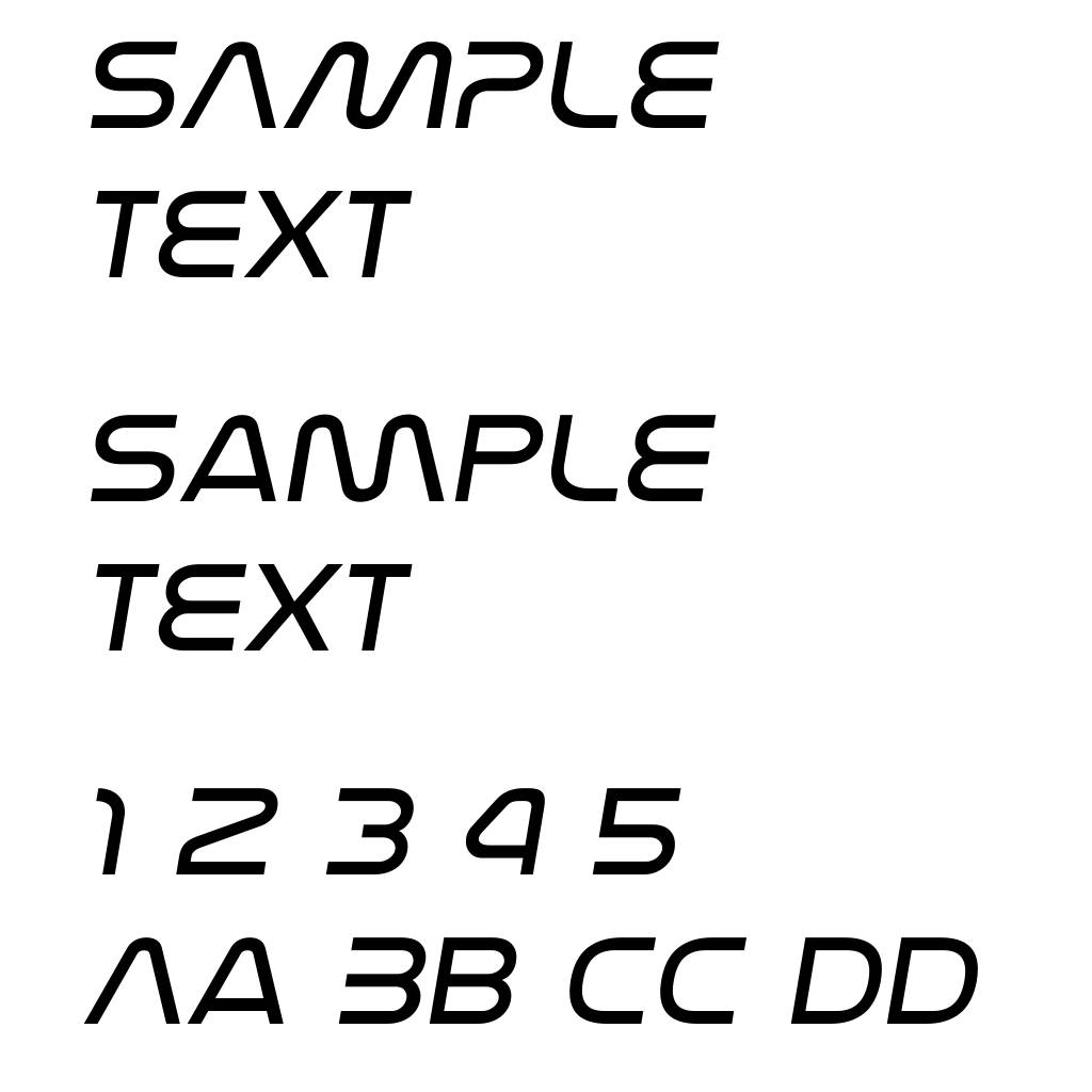 Nasalization Extended Light Italic
