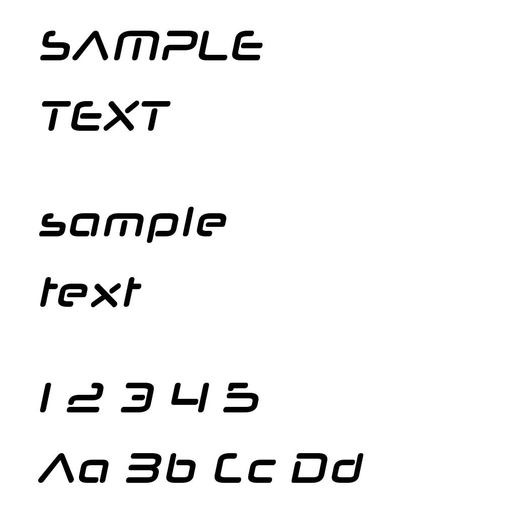 Neuropol Nova Bold Italic