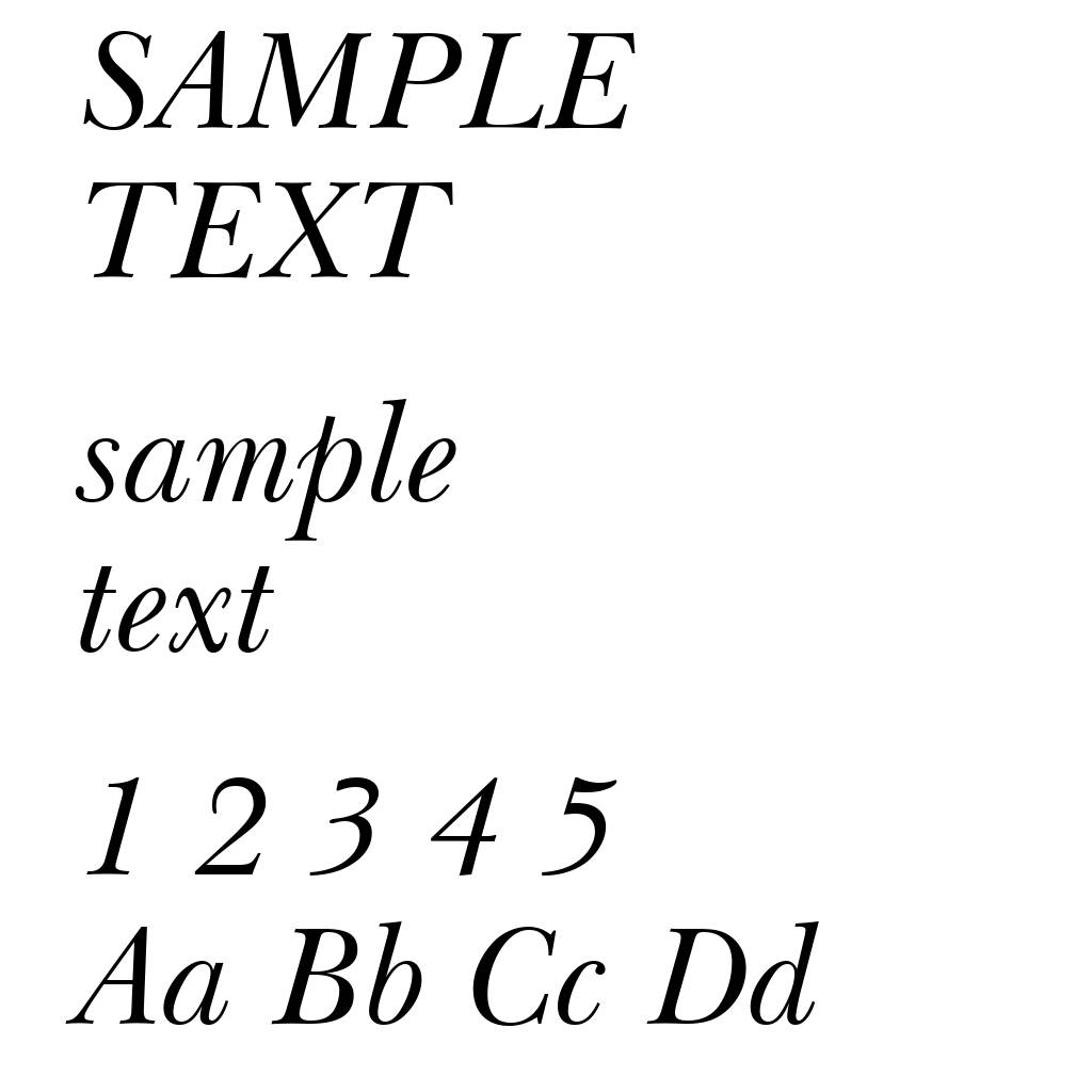New Baskerville Italic BT