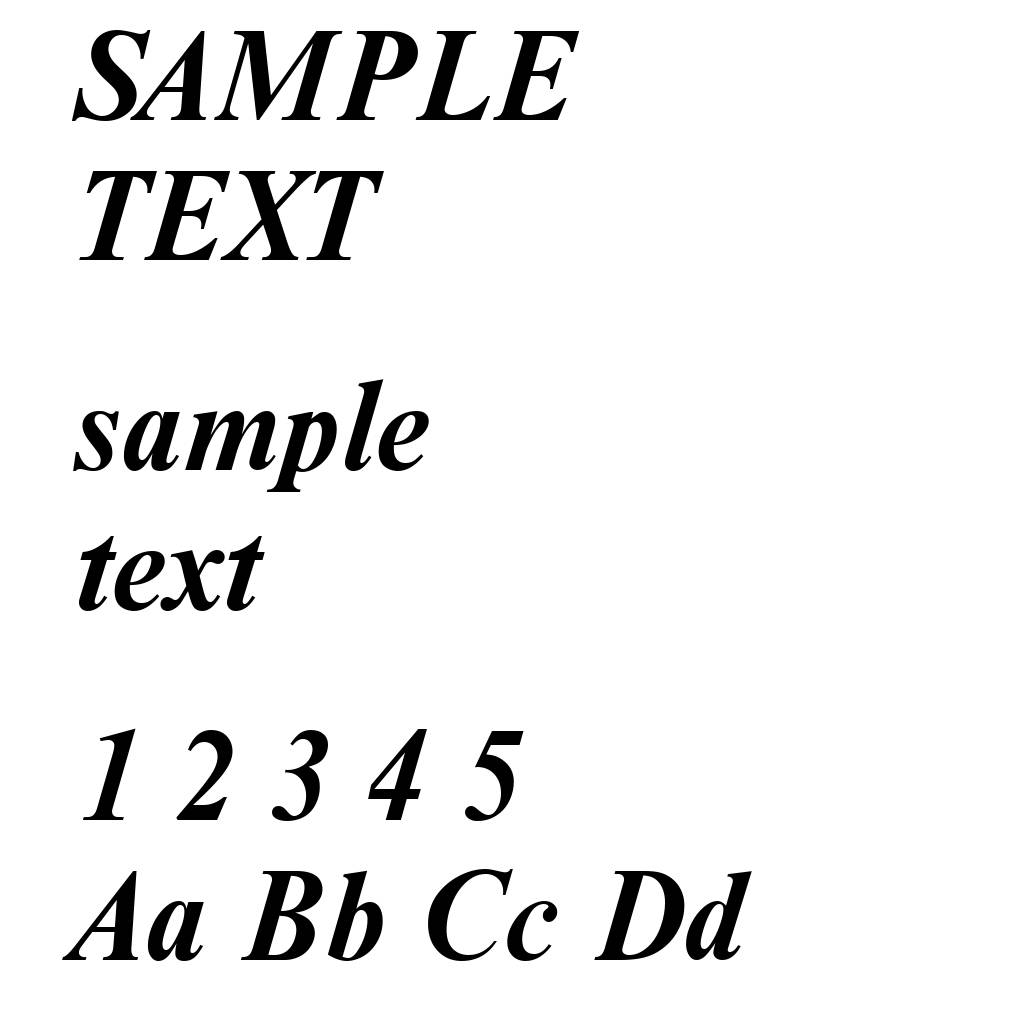 NimbusRomDGR Bold Italic