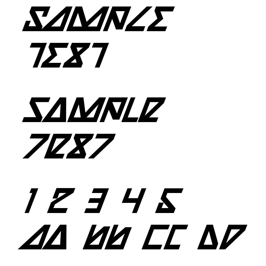 Nick Turbo Bold Italic