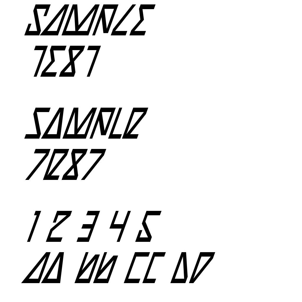 Nick Turbo Condensed Italic