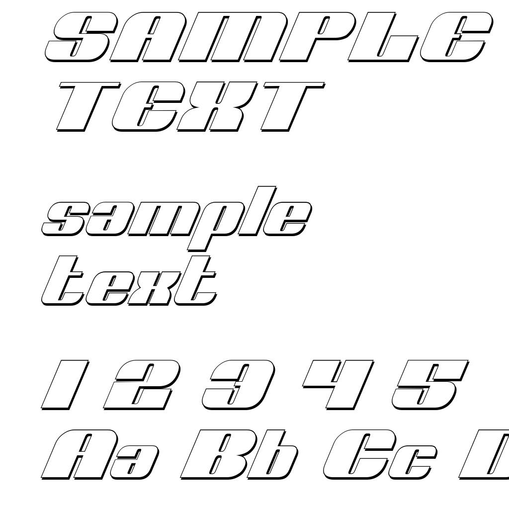 Nolo Contendre Shadow Italic