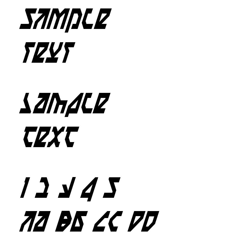 Nostromo Condensed Italic