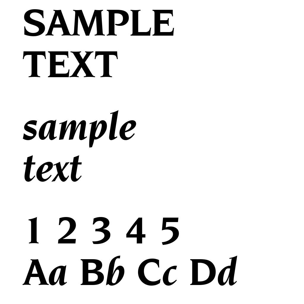 Novarese Bold Italic BT