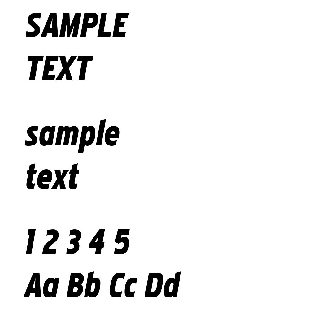 Pakenham Blk Italic
