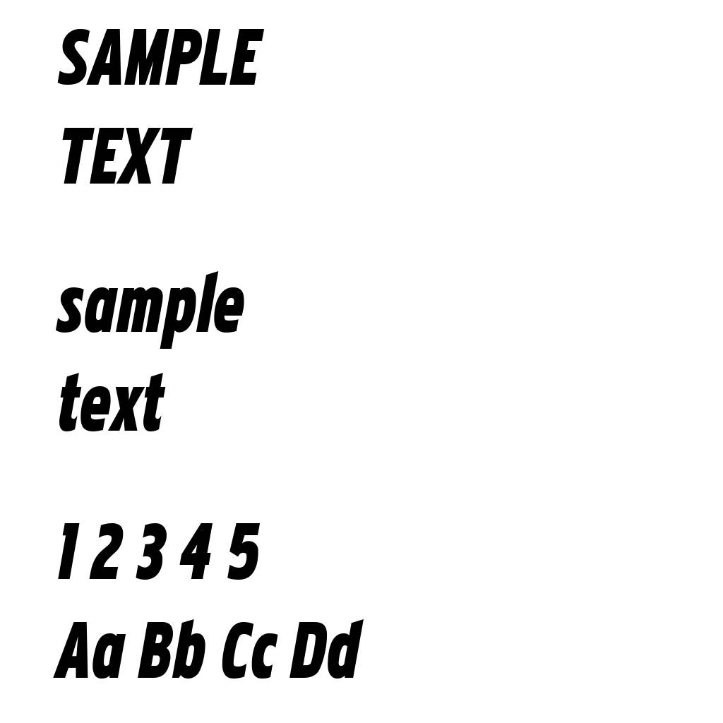 Pakenham Cnd Blk Italic