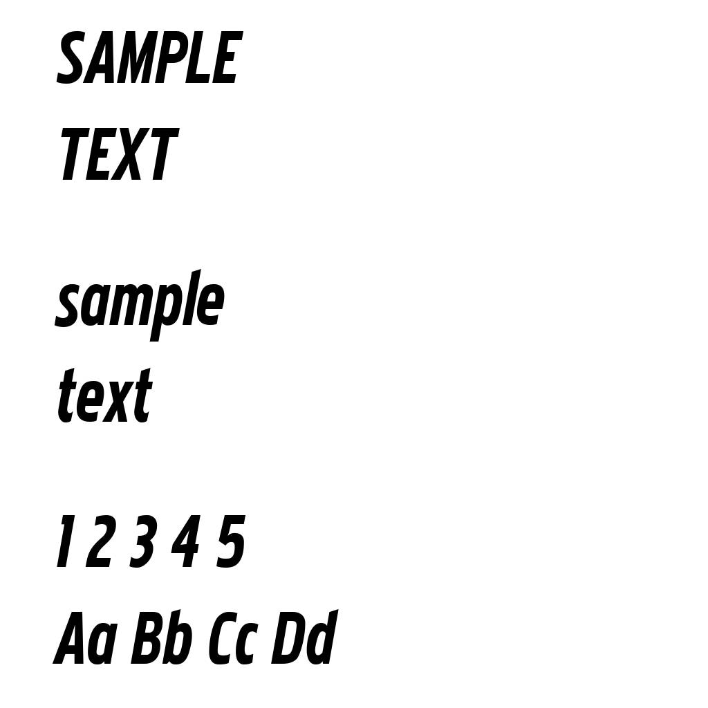 Pakenham Cnd Bold Italic