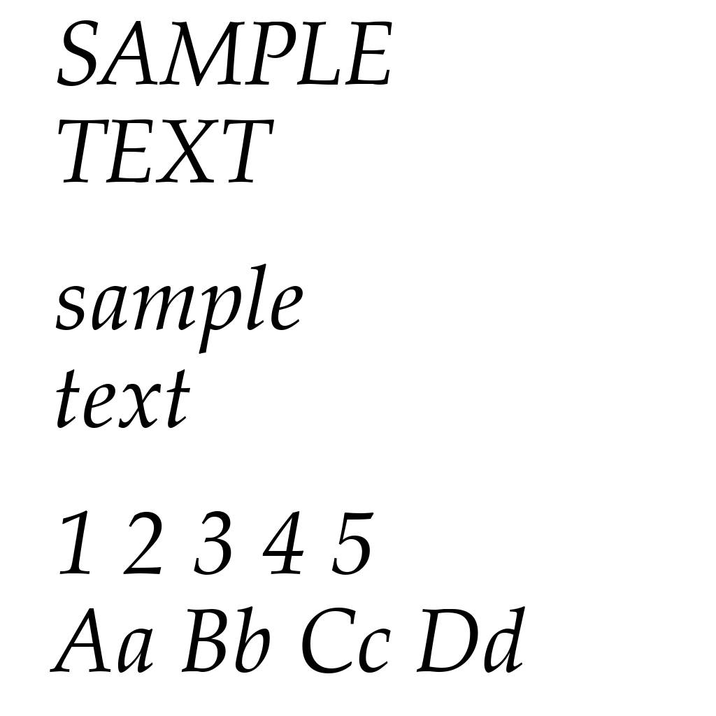 Palladio-Italic