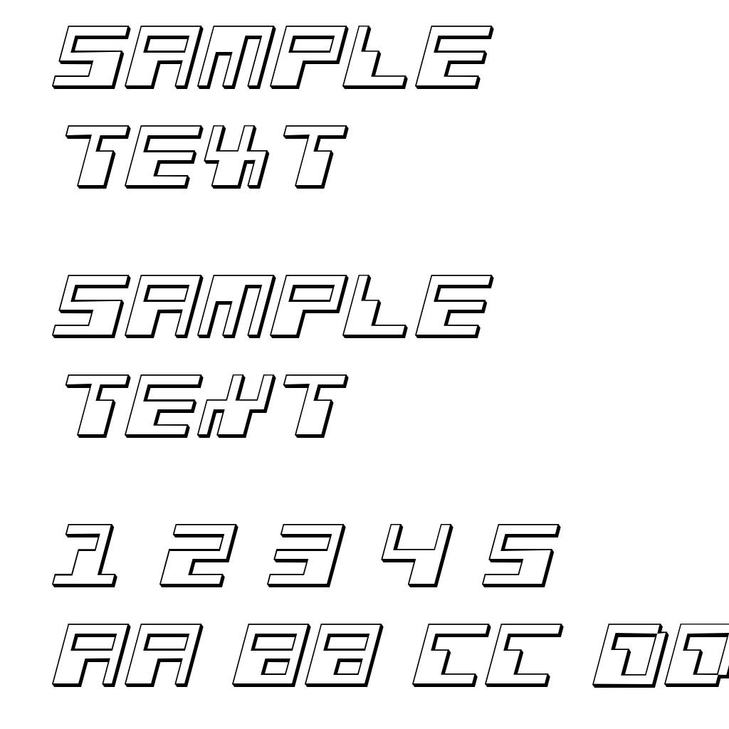 Phaser Bank 3D Italic