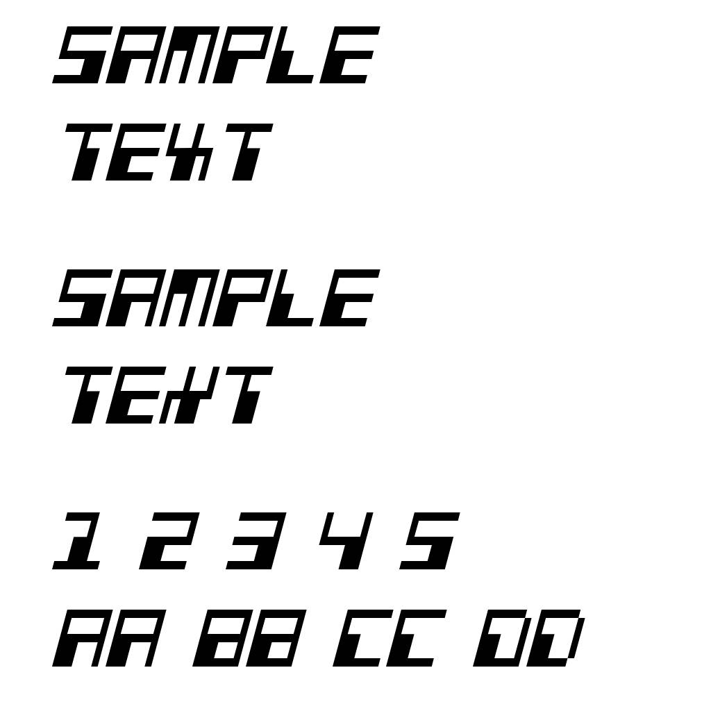 Phaser Bank Condensed Italic