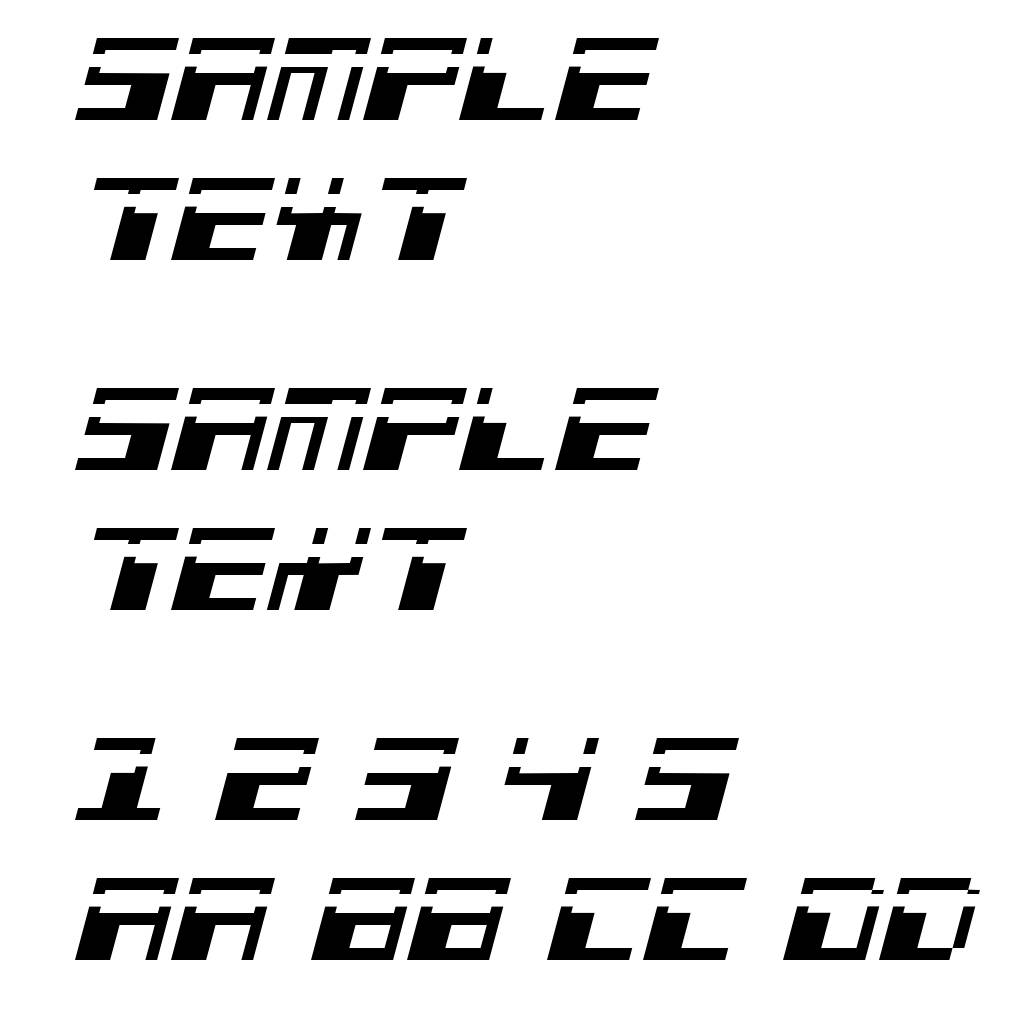 Phaser Bank Laser Italic
