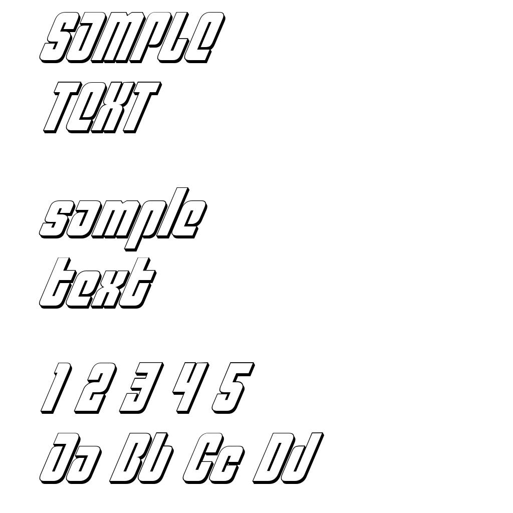 Philadelphia Italic 3D