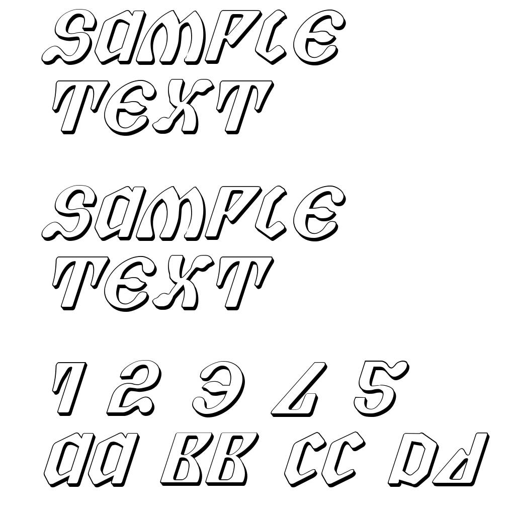 Piper Pie 3D Italic