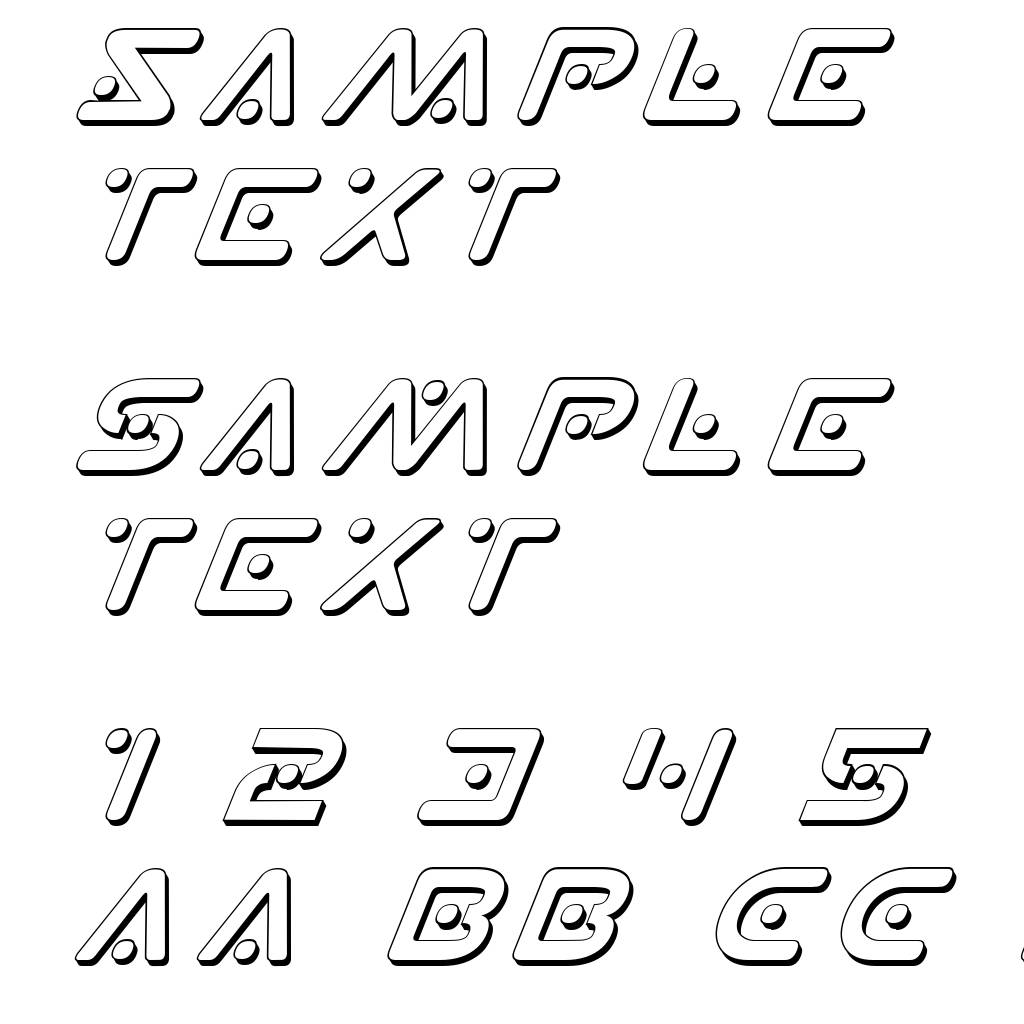 Planet X Shadow Italic
