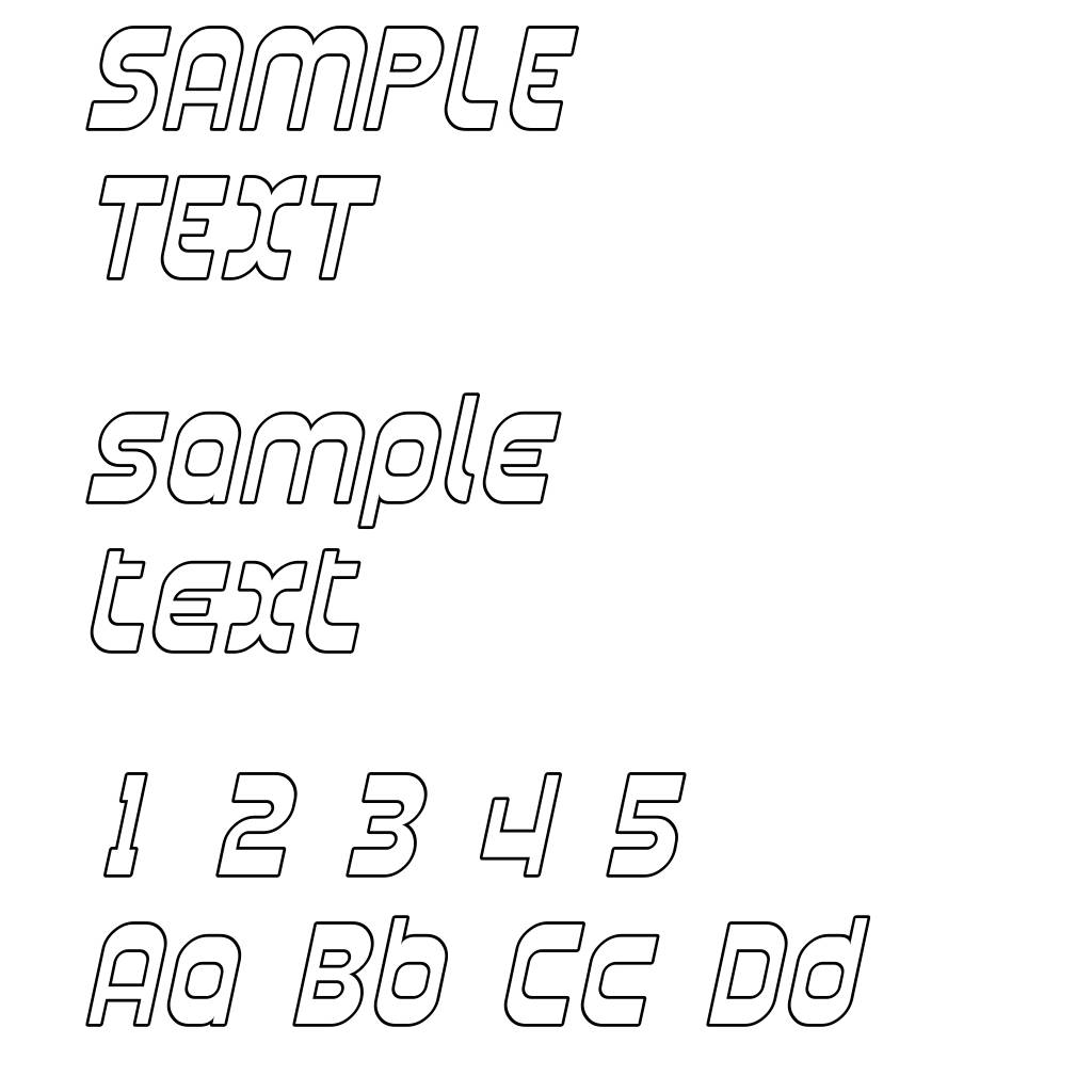Plasmatica Outline Italic