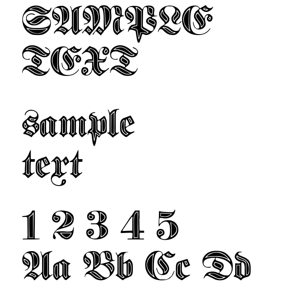 Proclamate Incised Heavy