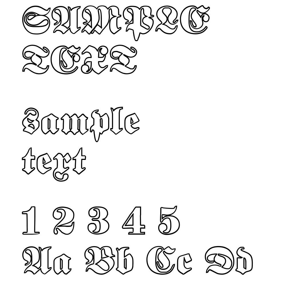 Proclamate Outline Heavy
