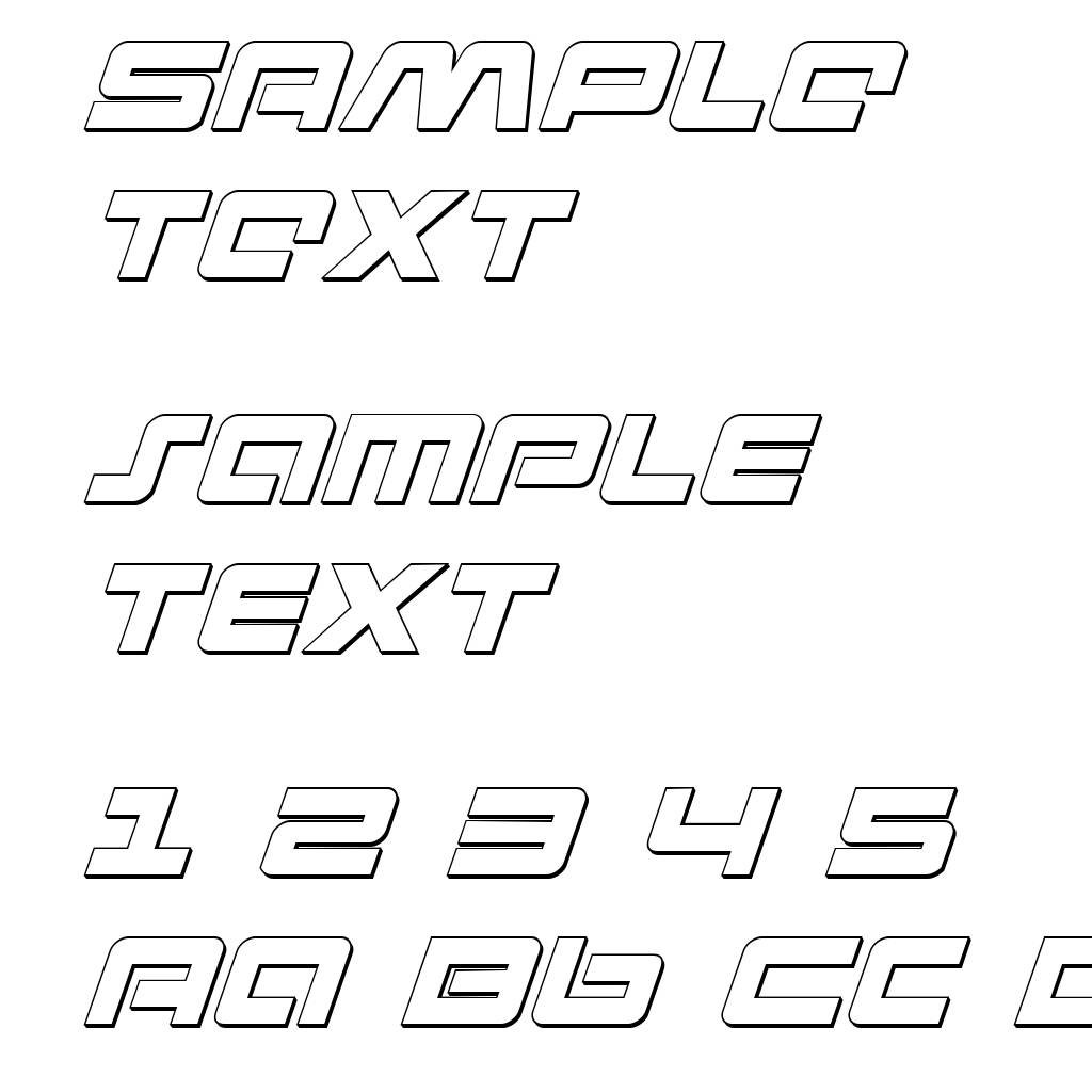 Pulse Rifle 3D Italic