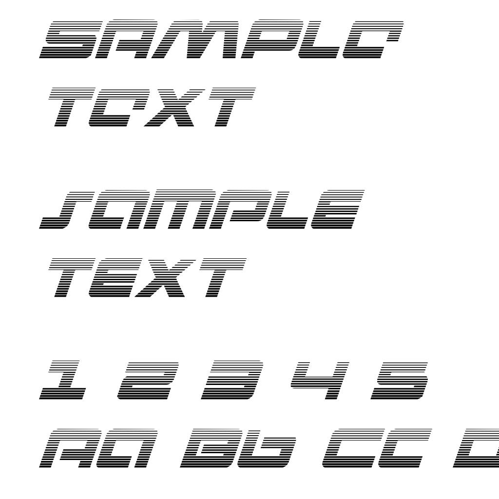 Pulse Rifle Gradient Italic