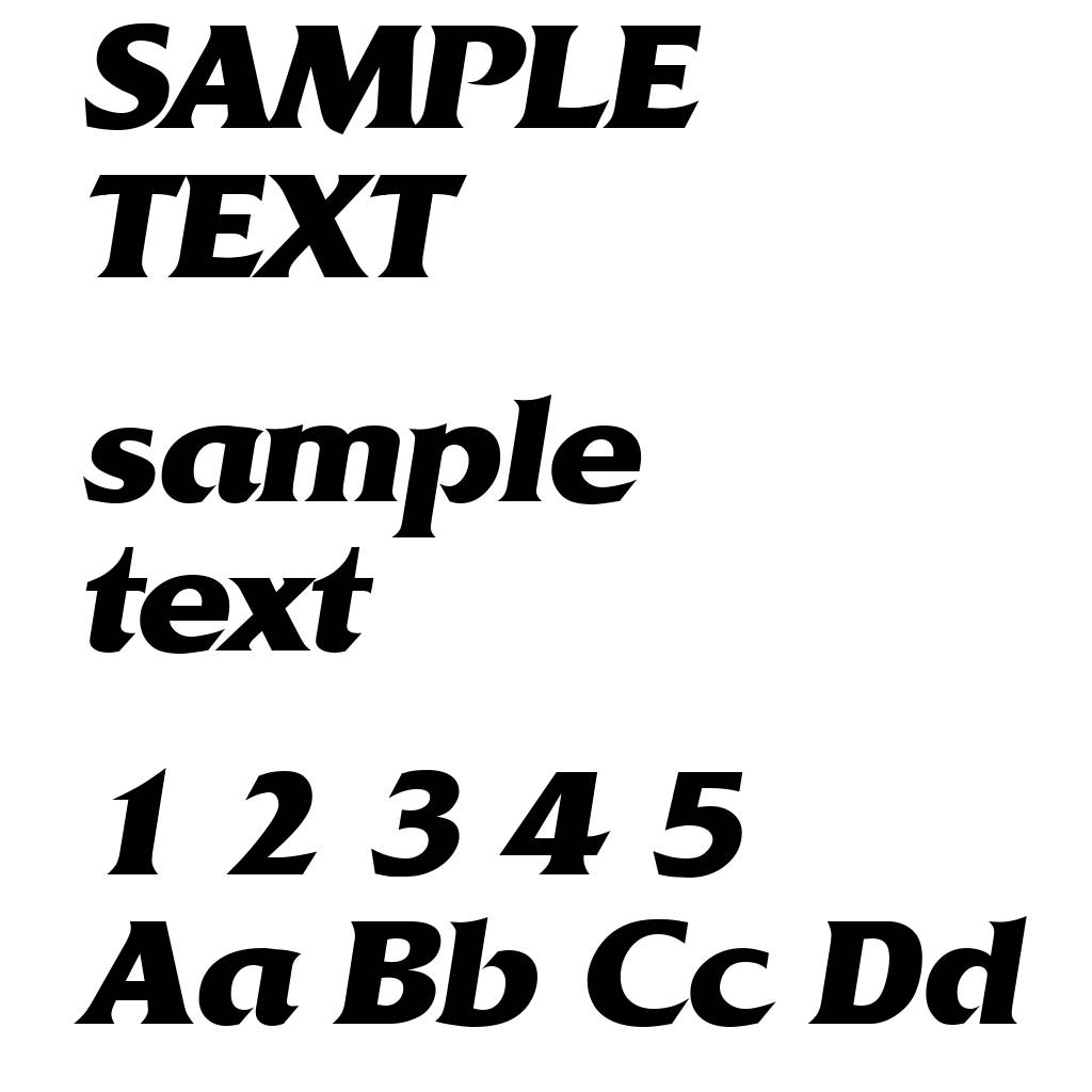 QuadratSerial-Xbold-Italic