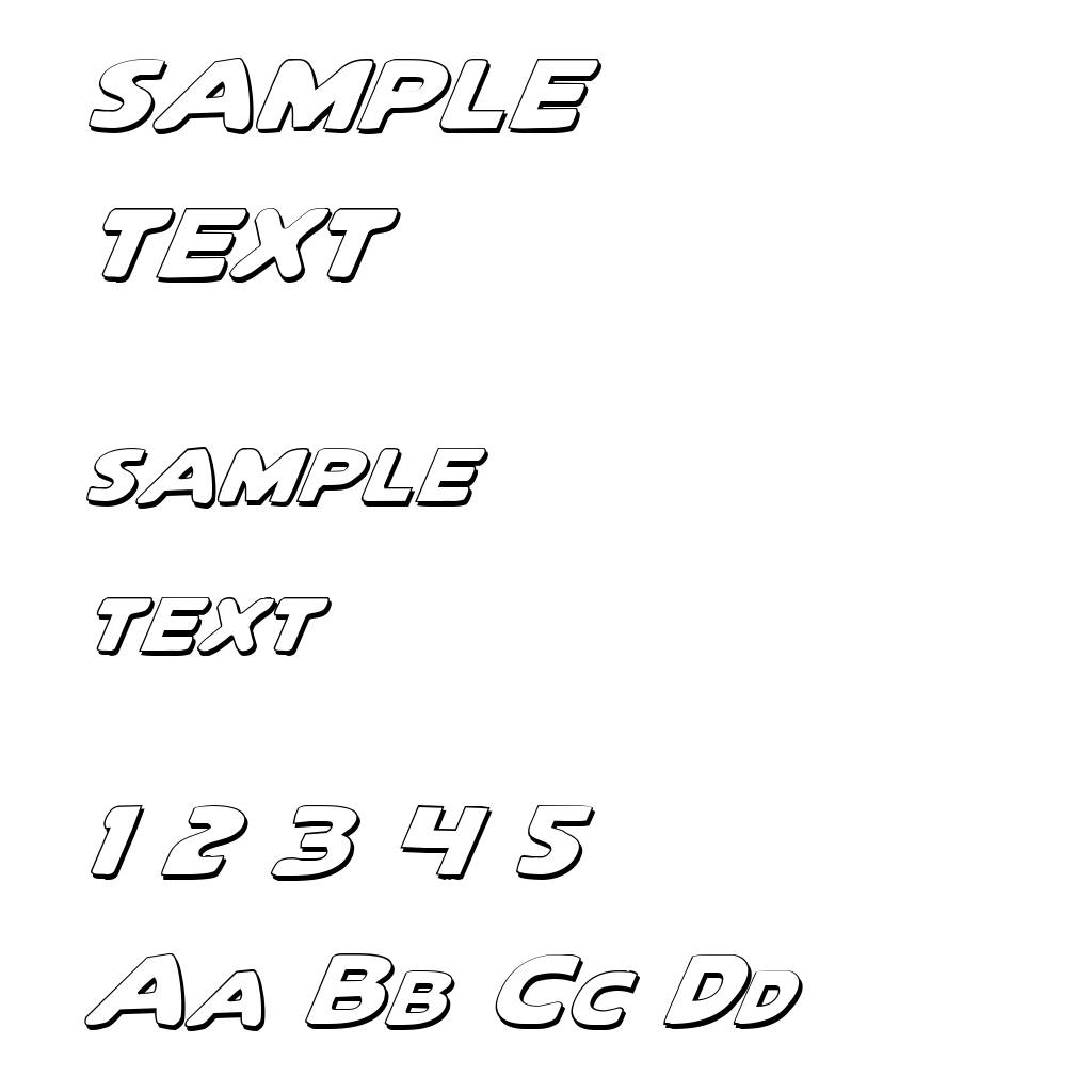 Quartermain Outline Italic