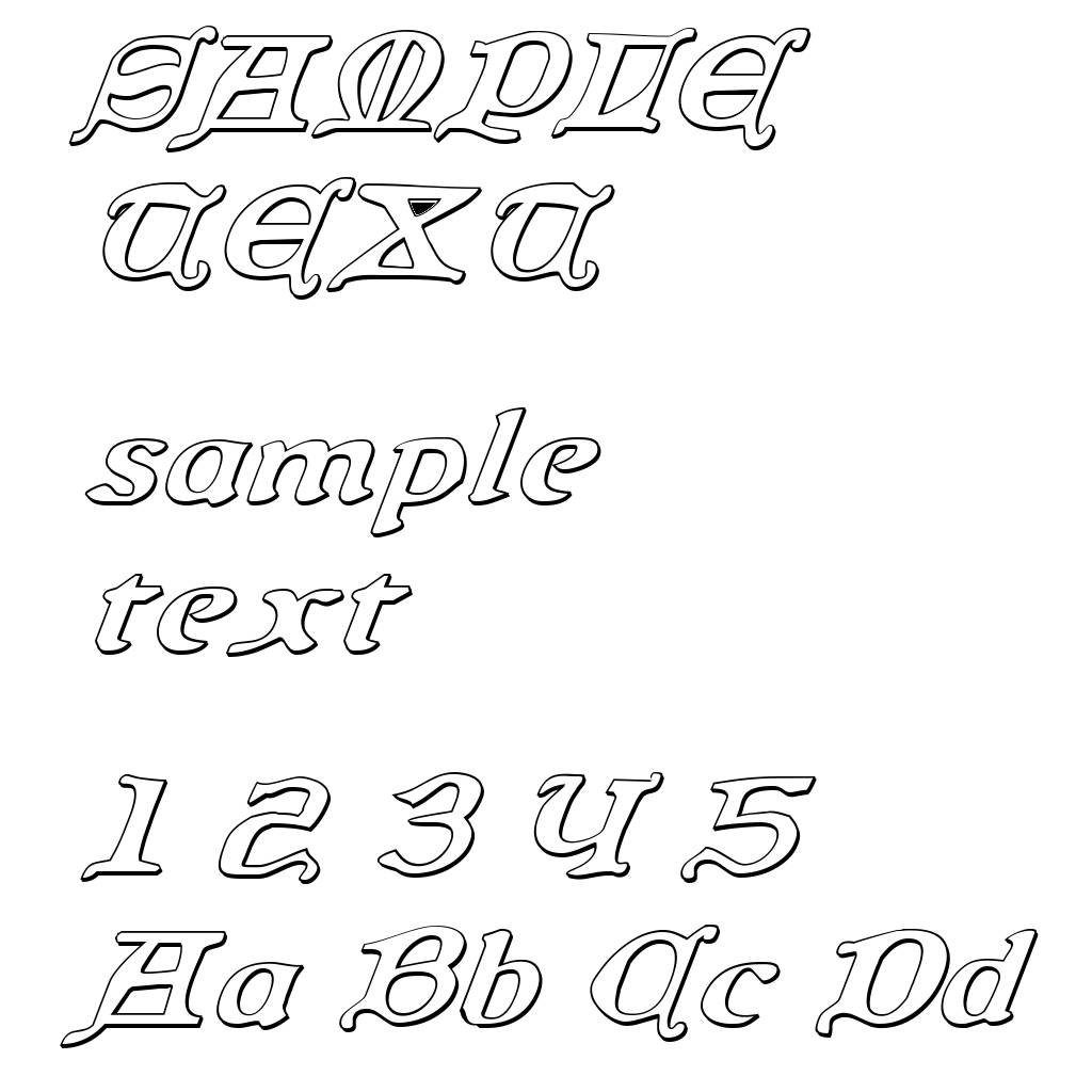 Queen & Country 3D Italic