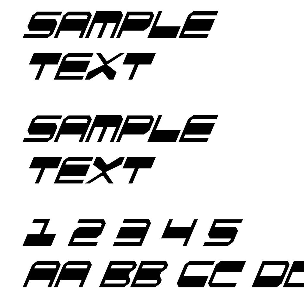 QuickGear Condensed Italic