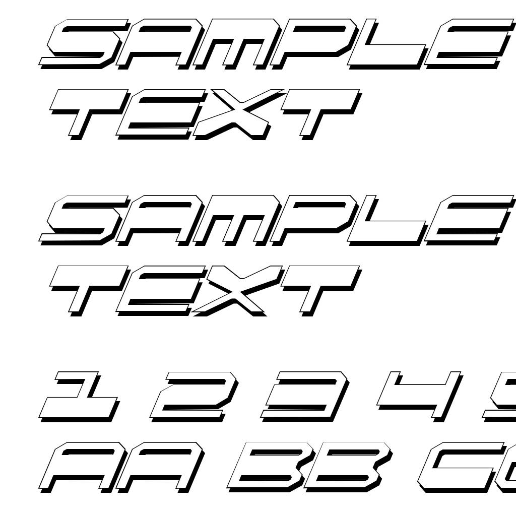 QuickGear Shadow Italic