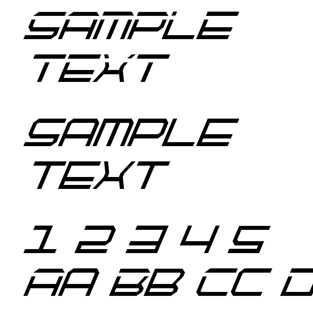 QuickTech Condensed Italic