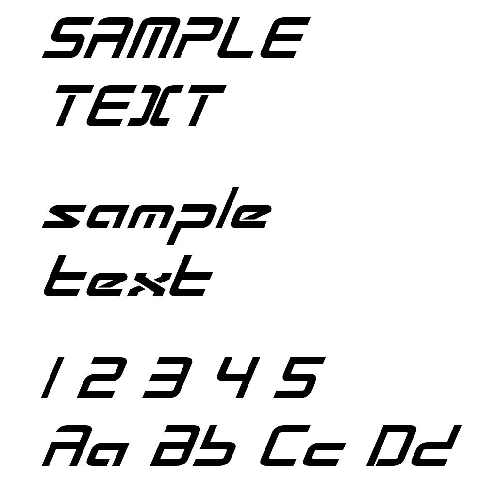 Radio Space Bold Italic
