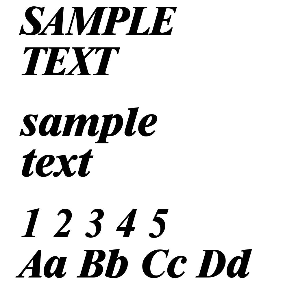 RiccioneSerial-Xbold-Italic