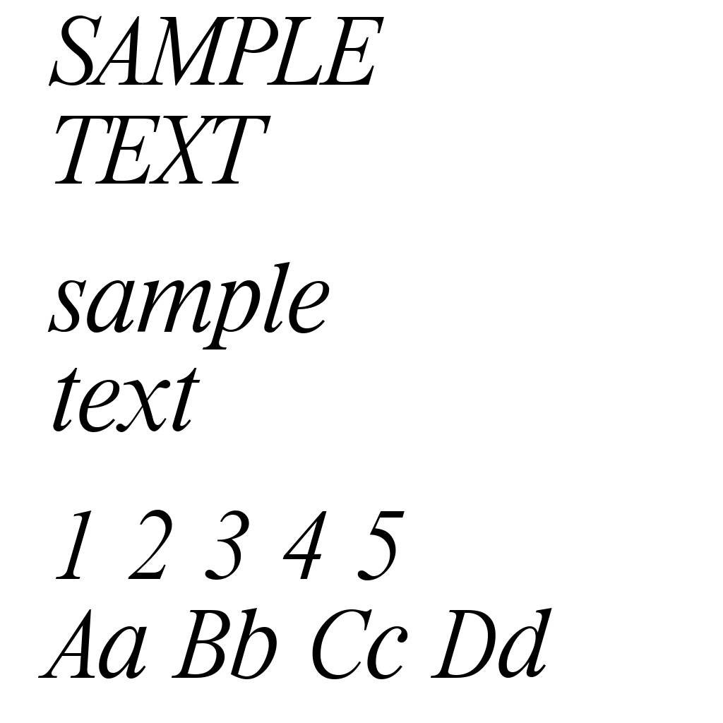 RiccioneSerial-Xlight-Italic