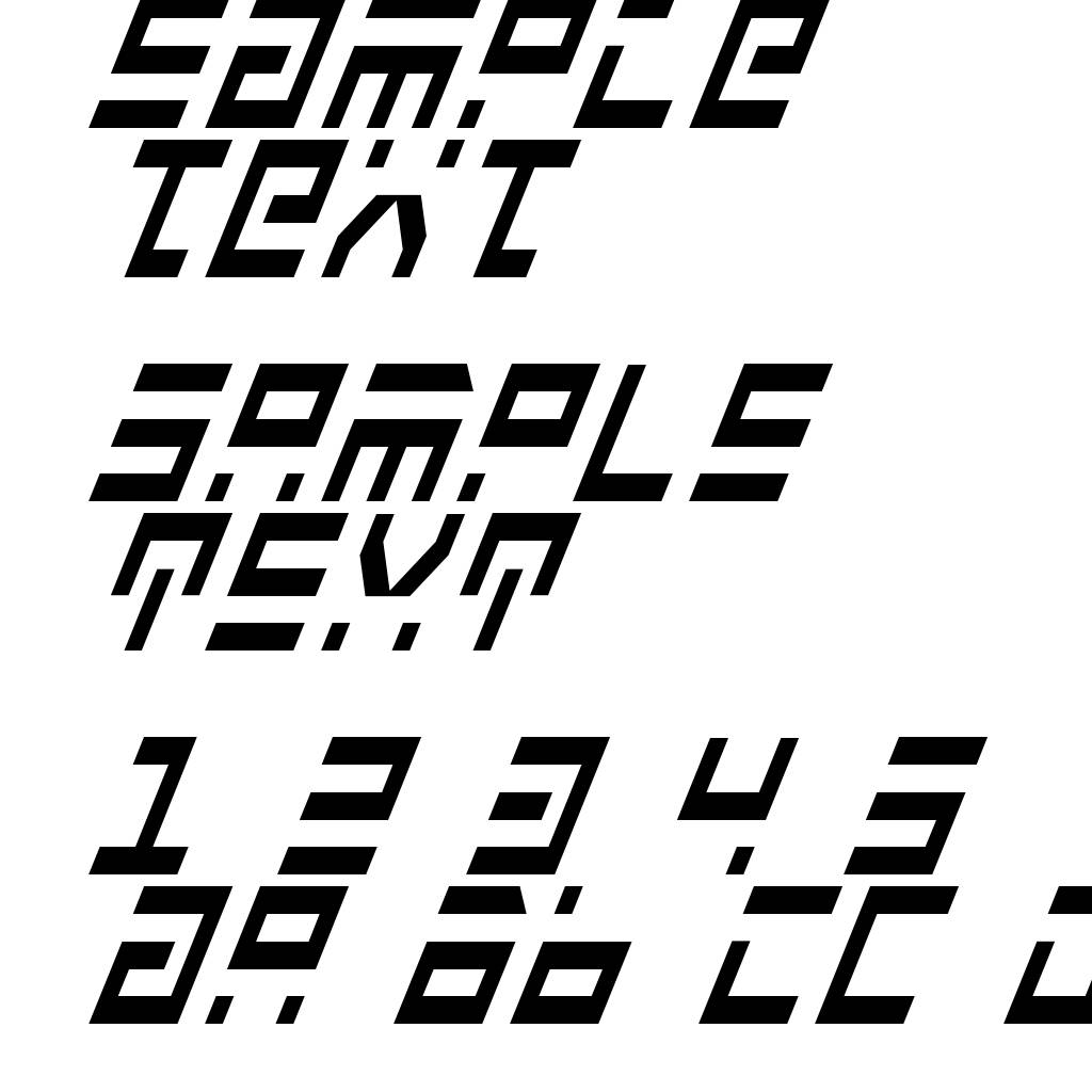 Rocket Type Cond Italic