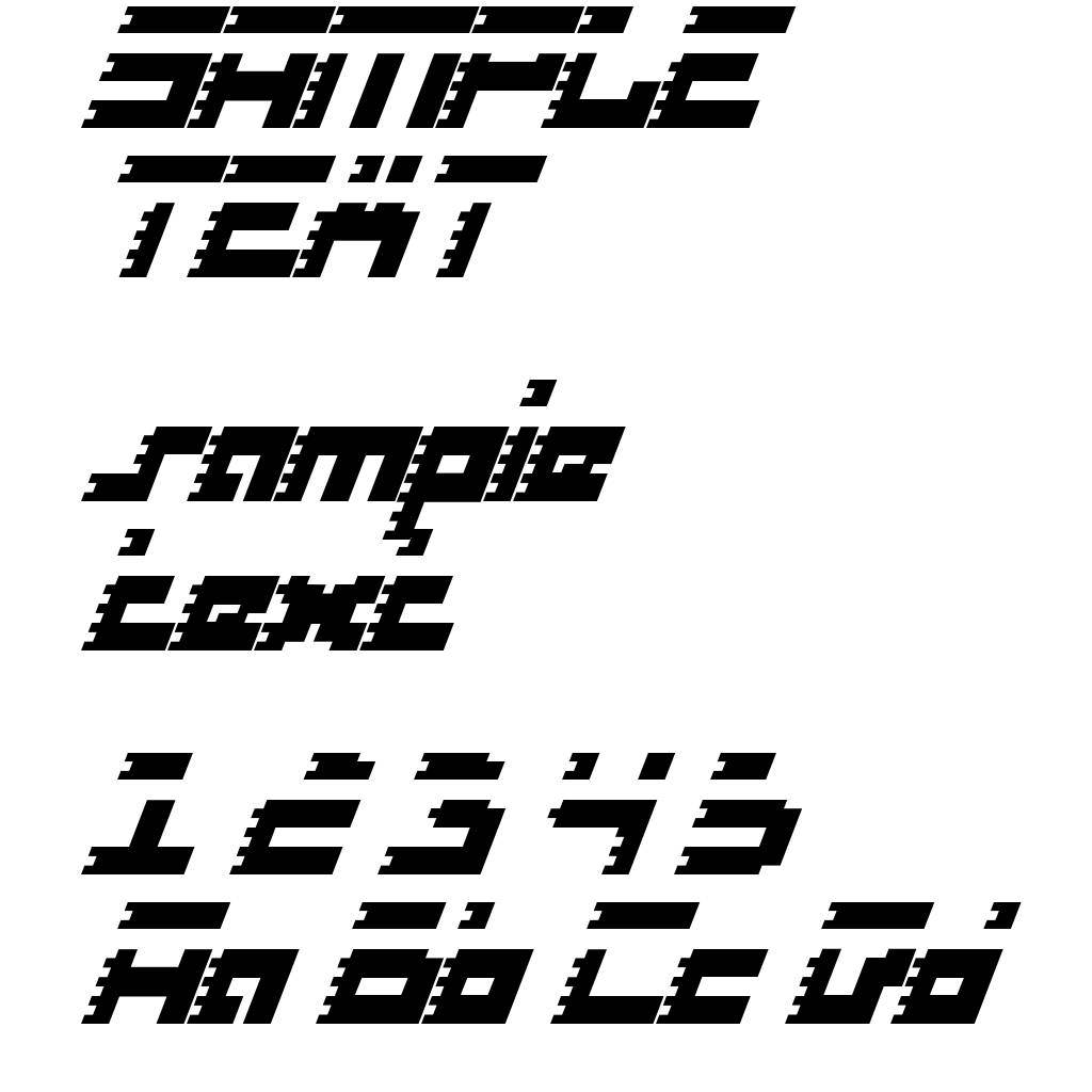 Roid Rage Condensed Italic