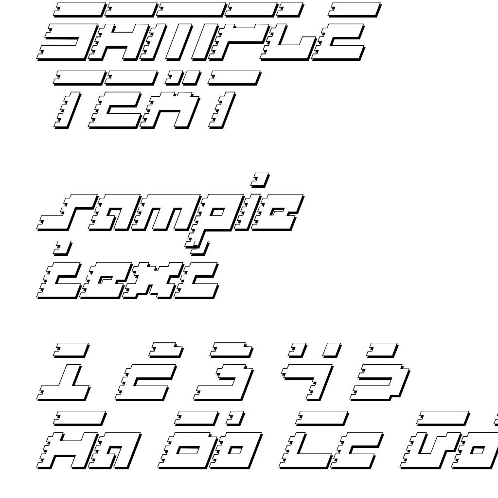 Roid Rage Shadow Italic