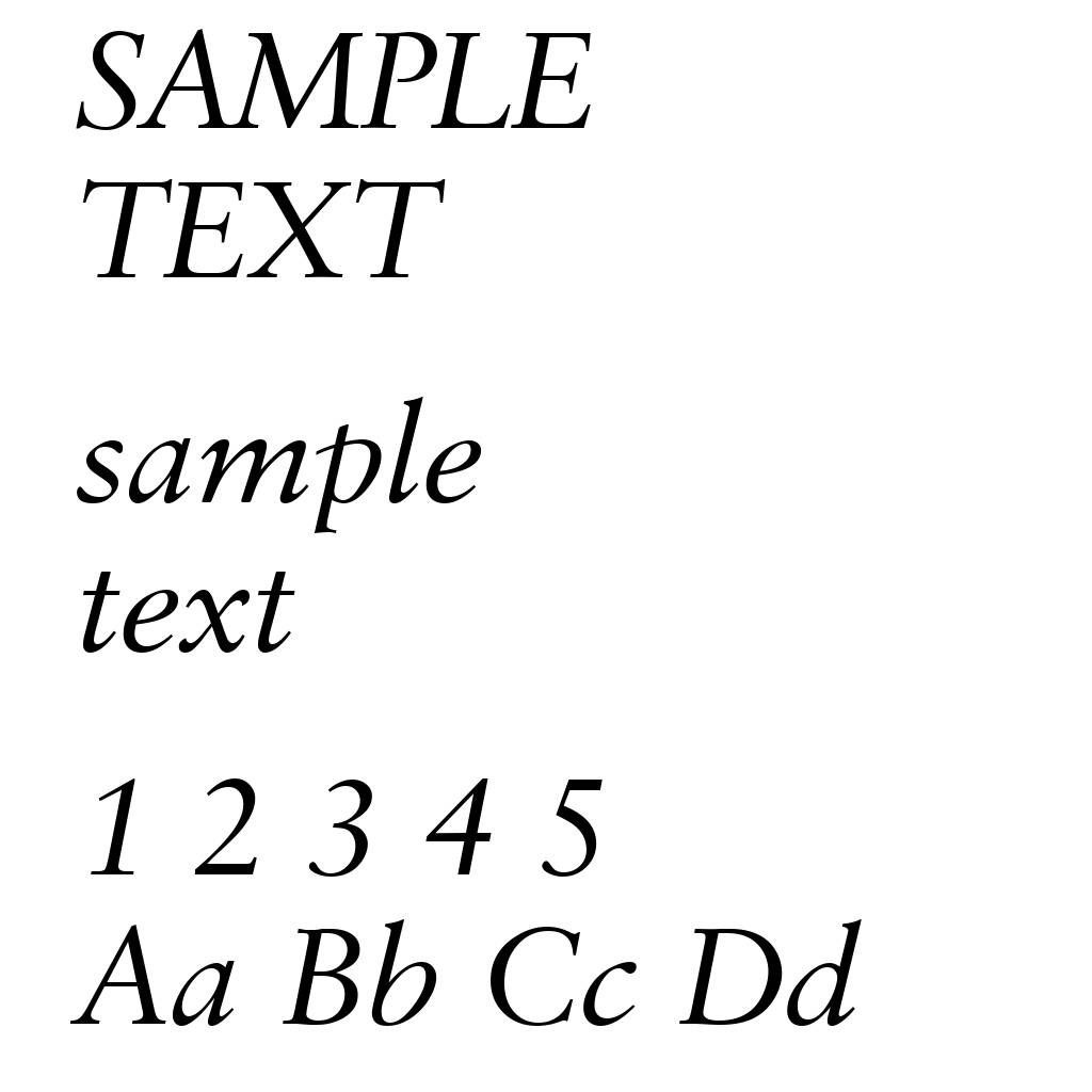 Savoy-Italic
