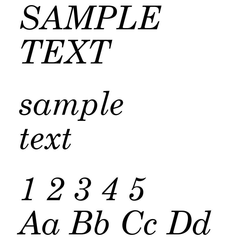Century Schoolbook Italic