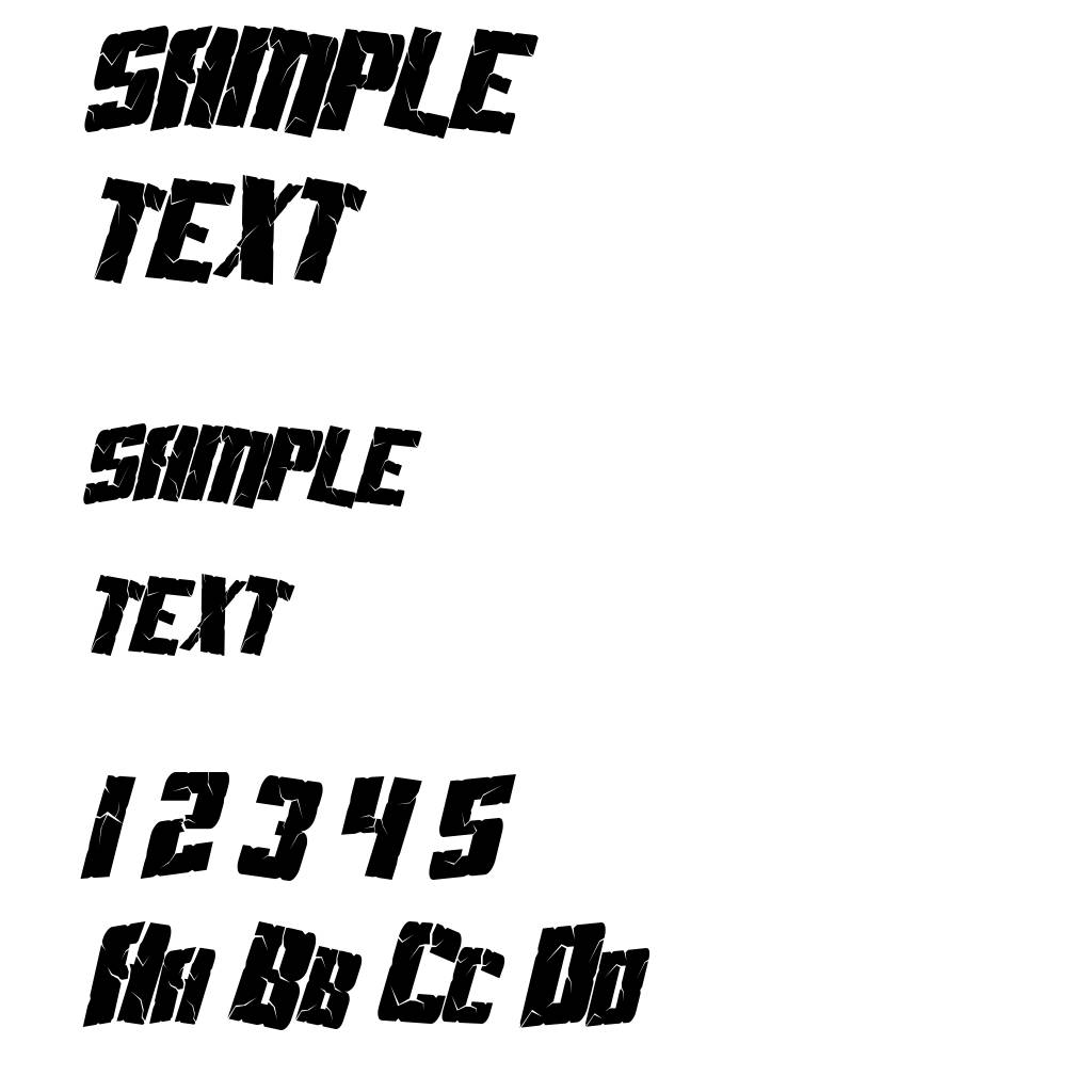 SF Aftershock Debris Condensed Italic