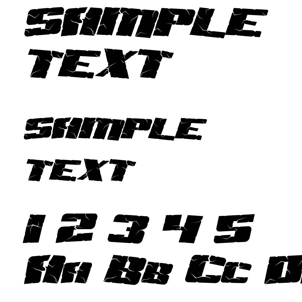 SF Aftershock Debris Italic