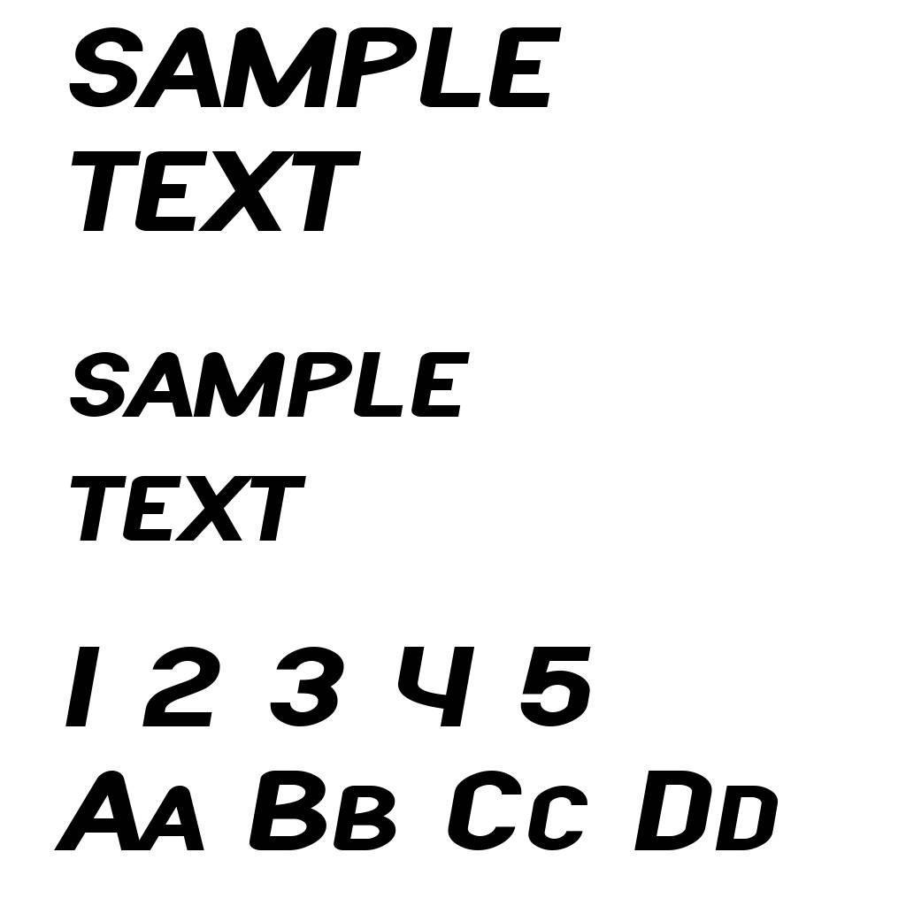 SF Atarian System Extended Bold Italic
