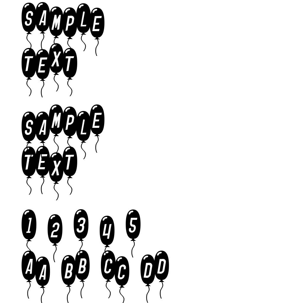 SF Balloons Thin Italic