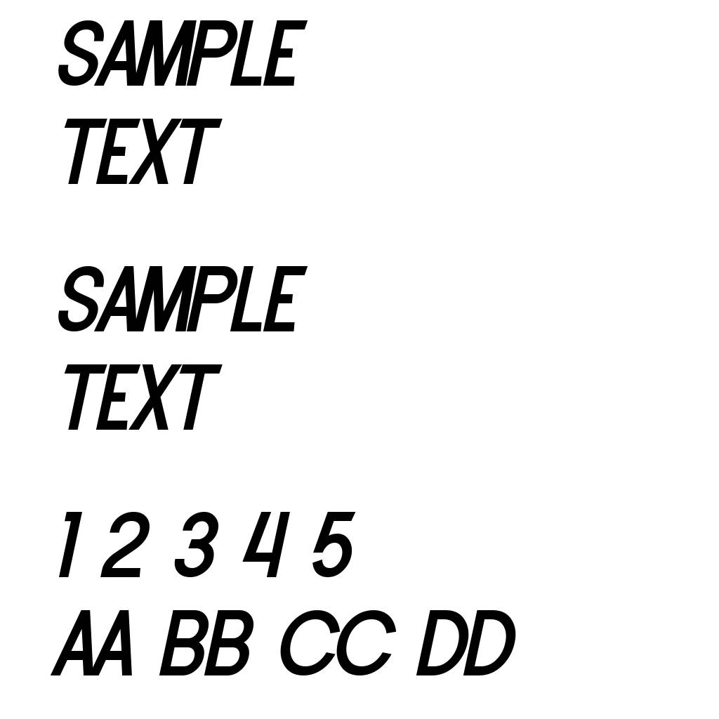 SF Buttacup Lettering Bold Oblique