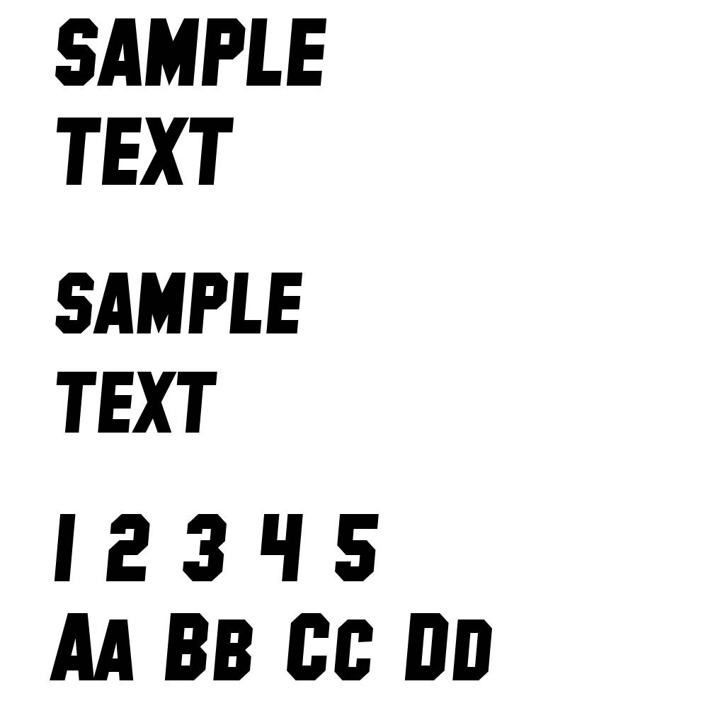 SF Collegiate Solid Bold Italic
