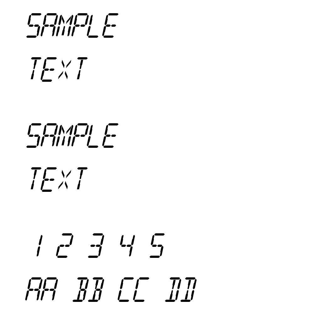 SF Digital Readout Medium Oblique