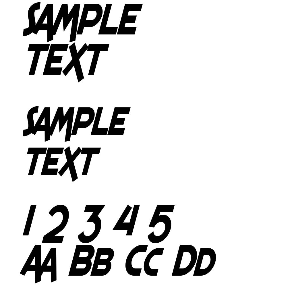 SF Espresso Shack Condensed Bold Italic