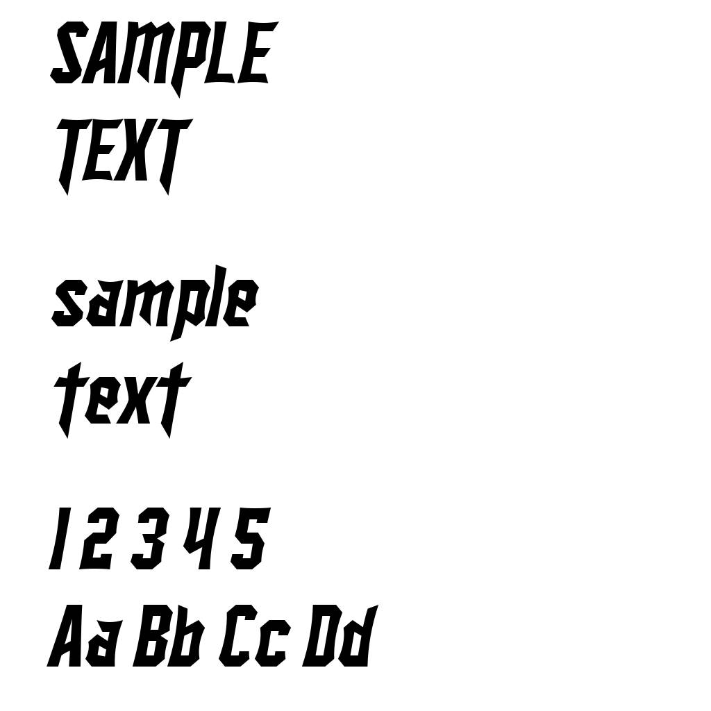 SF Ironsides Italic